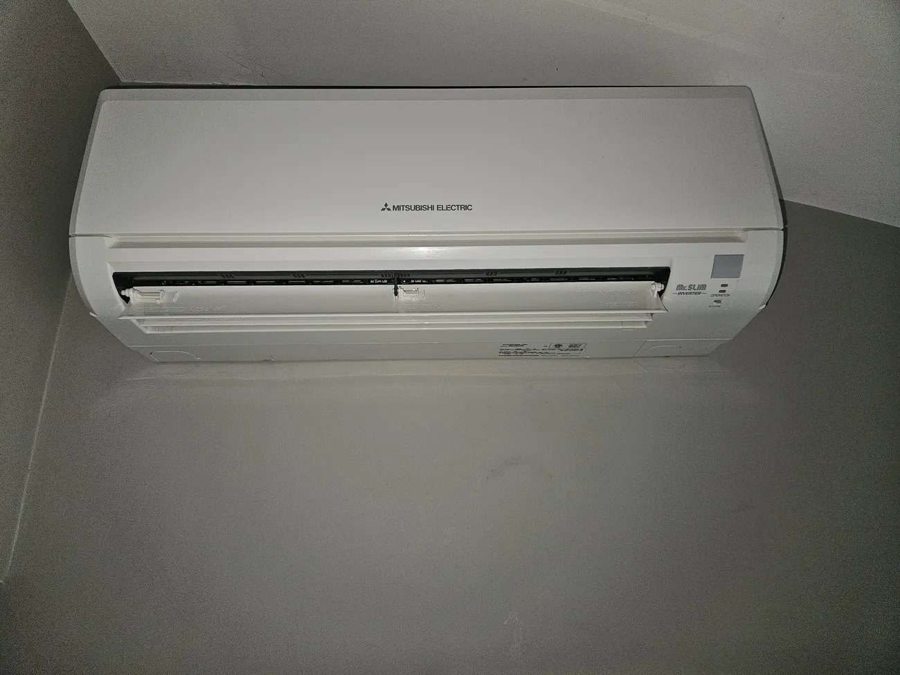 The same Mitsubishi mini-split in Lexington, MA clean and back together after deep cleaning