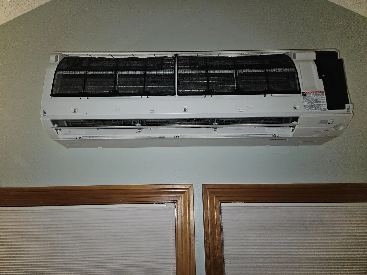 The same Daikin head clean with filters back in, Londonderry NH