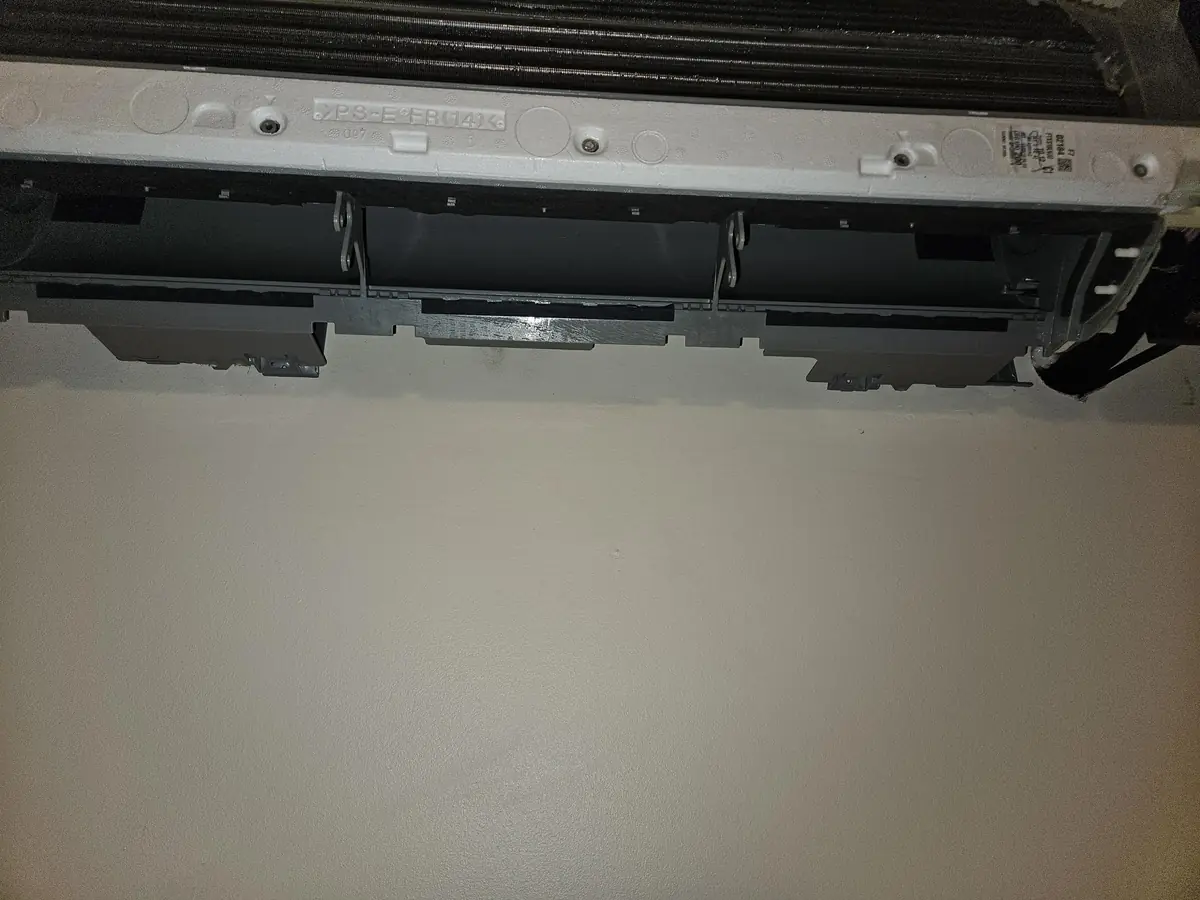 Daikin head housing cleaned out with the blower wheel removed, Londonderry NH